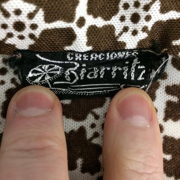 Vintage Crercione Biarritz Womens S 1/2 Button Up Vintage - Picture 5 of 10